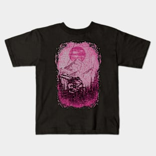 MTB Purple Art Kids T-Shirt